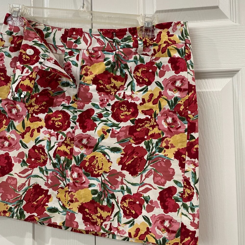 Loft Skirt, Flowered pattern